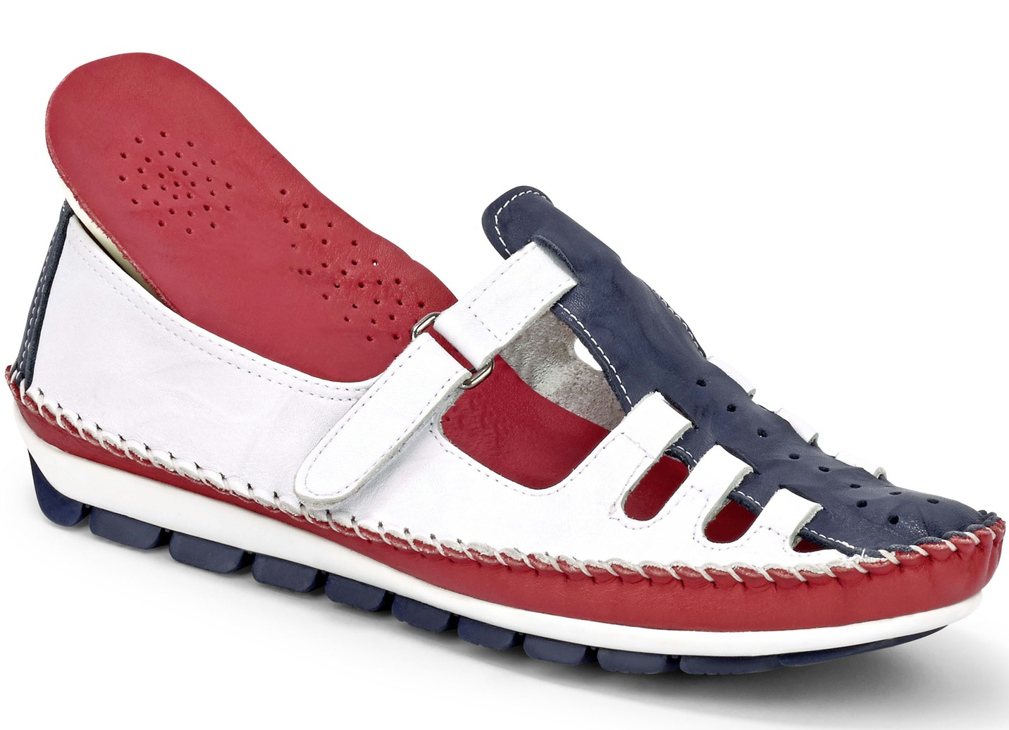 Gemini Mokassin-Slipper in sommerlichem Design