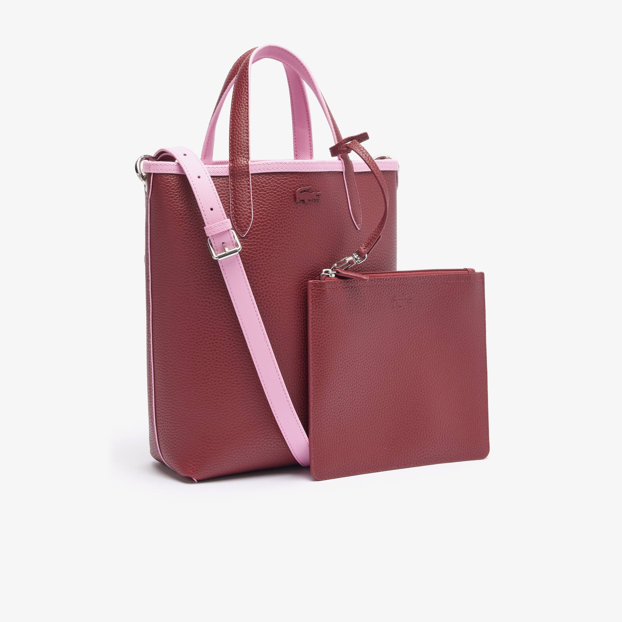 Wendbare Damen ANNA Tote Bag aus Canvas Taschen - Rosa - Lacoste - Damen