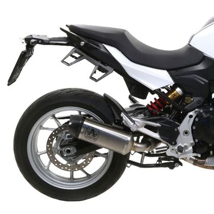 Silencieux Arrow indy race Alu Dark embout carbone - Noir