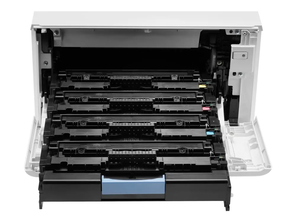 HP Color LaserJet Pro M454dw - Printer - farve - Duplex - laser - A4/Legal - 38.400 x 600 dpi - op til 27 spm (mono) / op til 27 spm (farve) - kapacitet: 300 ark - USB 2.0, Gigabit LAN, Wi-Fi(n), USB vært