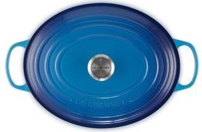 Le Creuset - Signature - Braadpan - Azure - Ovaal 33 cm