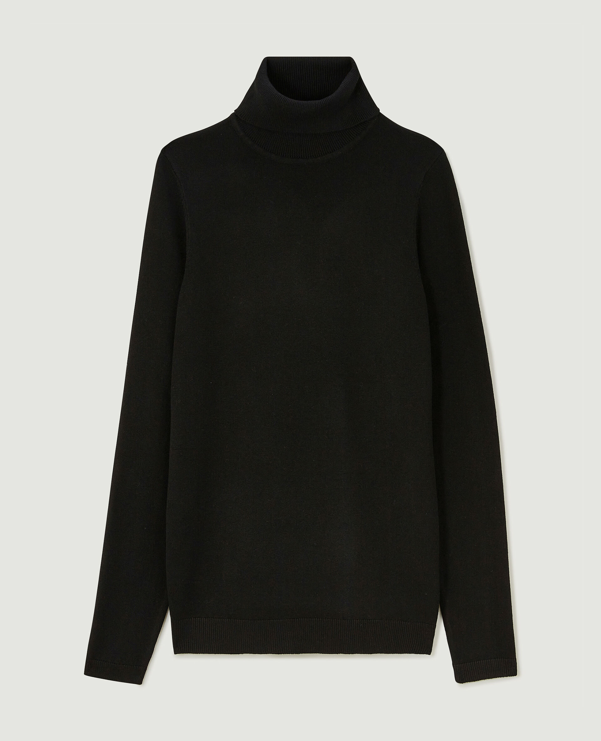Pull à col roulé - Noir