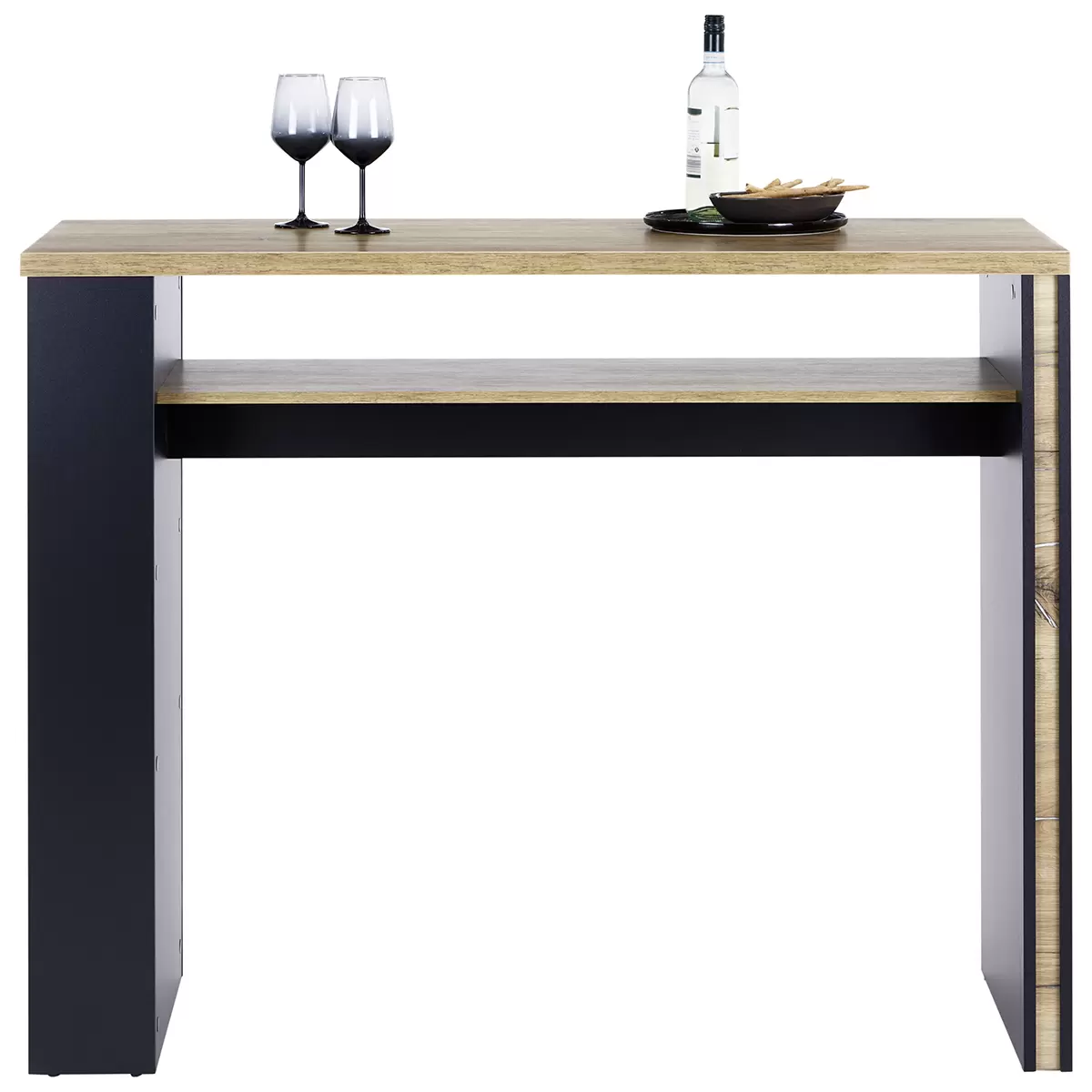 Bartisch Jamas 4 anthrazit,Eiche