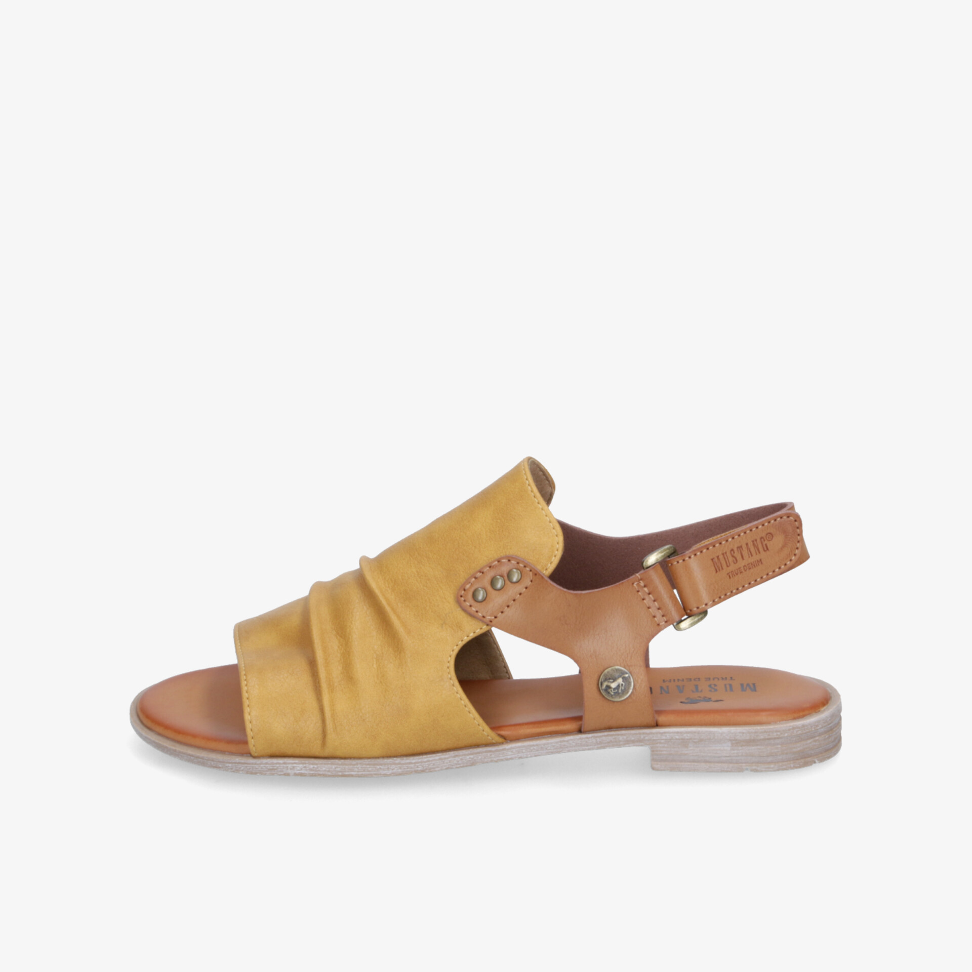 MUSTANG Damen Sandalen Gelb - Jetzt bei reno.de kaufen