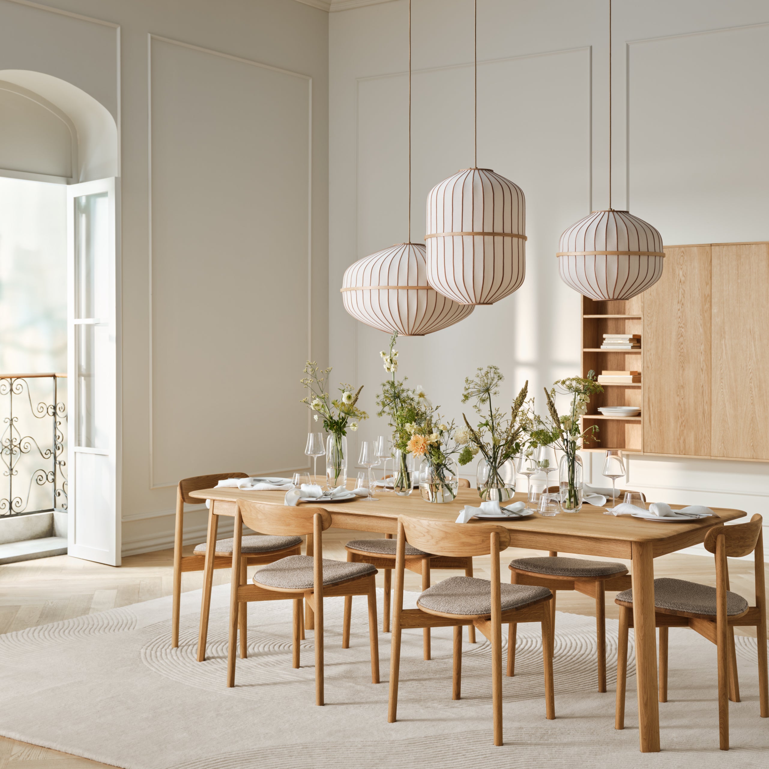 Bolia Lucén Hanglamp Ã 90 cm - Ellips - Geolied Hout