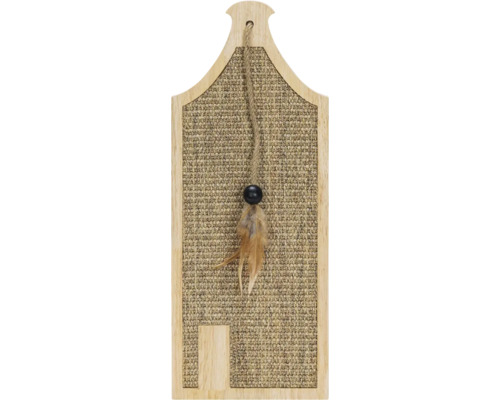 Krabplank ontworpen door Lotte Vicky, hout, zeegras, 20 x 3 x 50 cm, beige