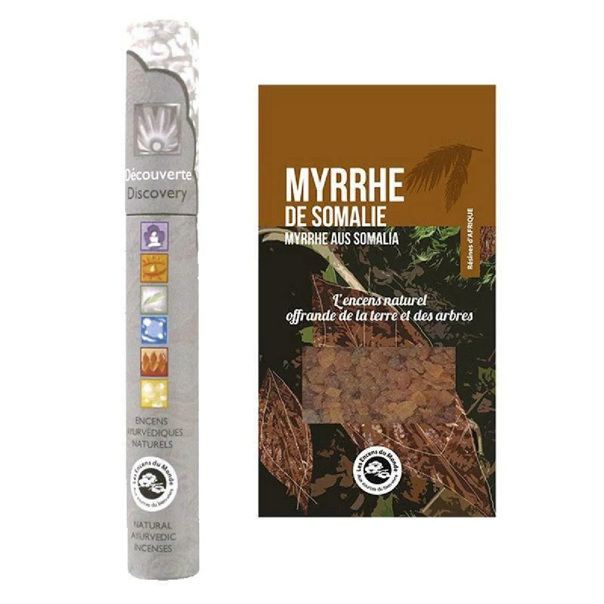 Encens du Monde Myrrhe Somalie + 14 Bâtonnets Ayurvédiques