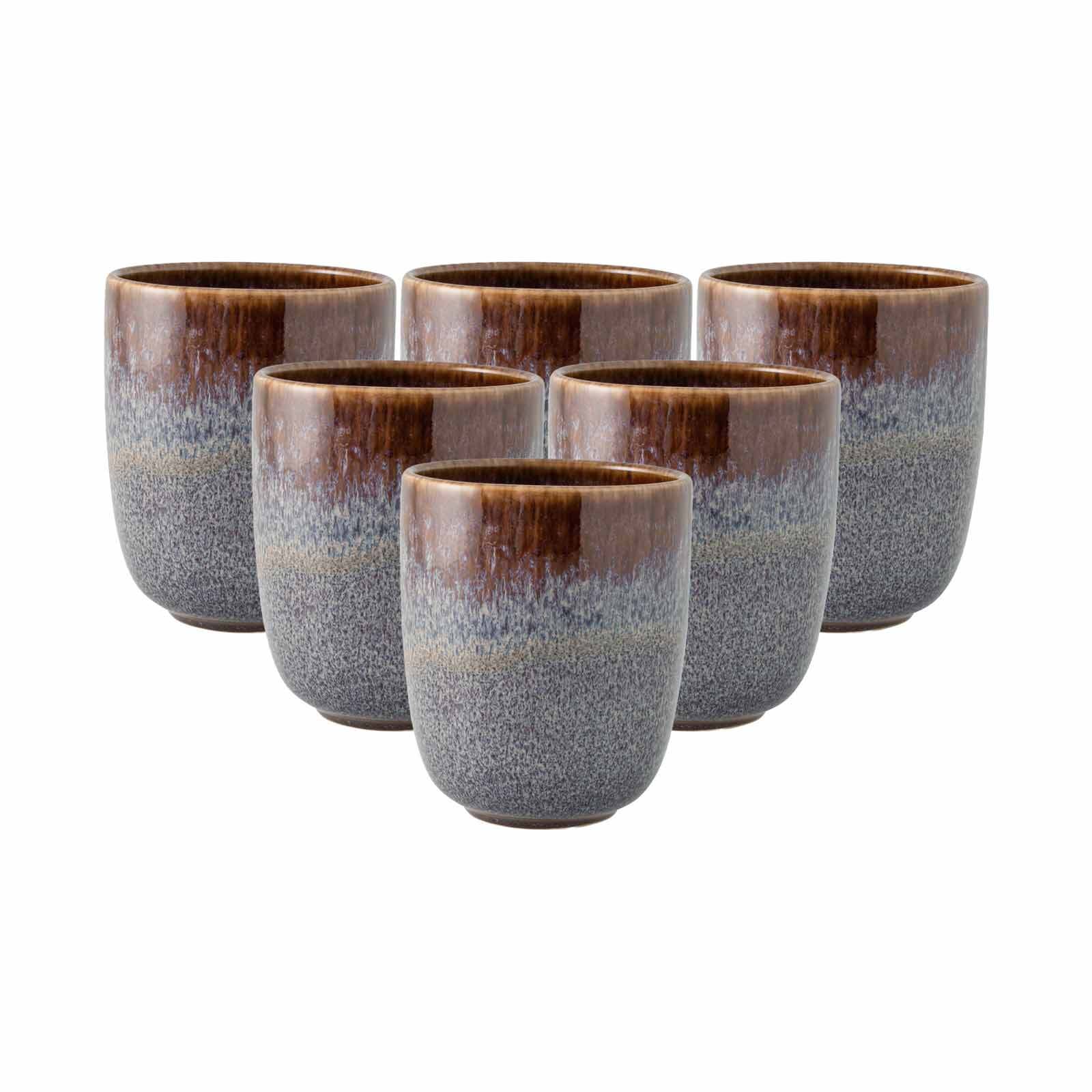 like. by Villeroy & Boch Becher ohne Henkel Lave 400 ml 6er Set