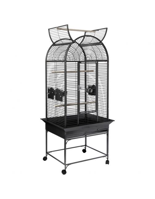 Strong Papegaaienkooi Villa Anna - Vogelverblijven - 78x68x175 cm Antraciet