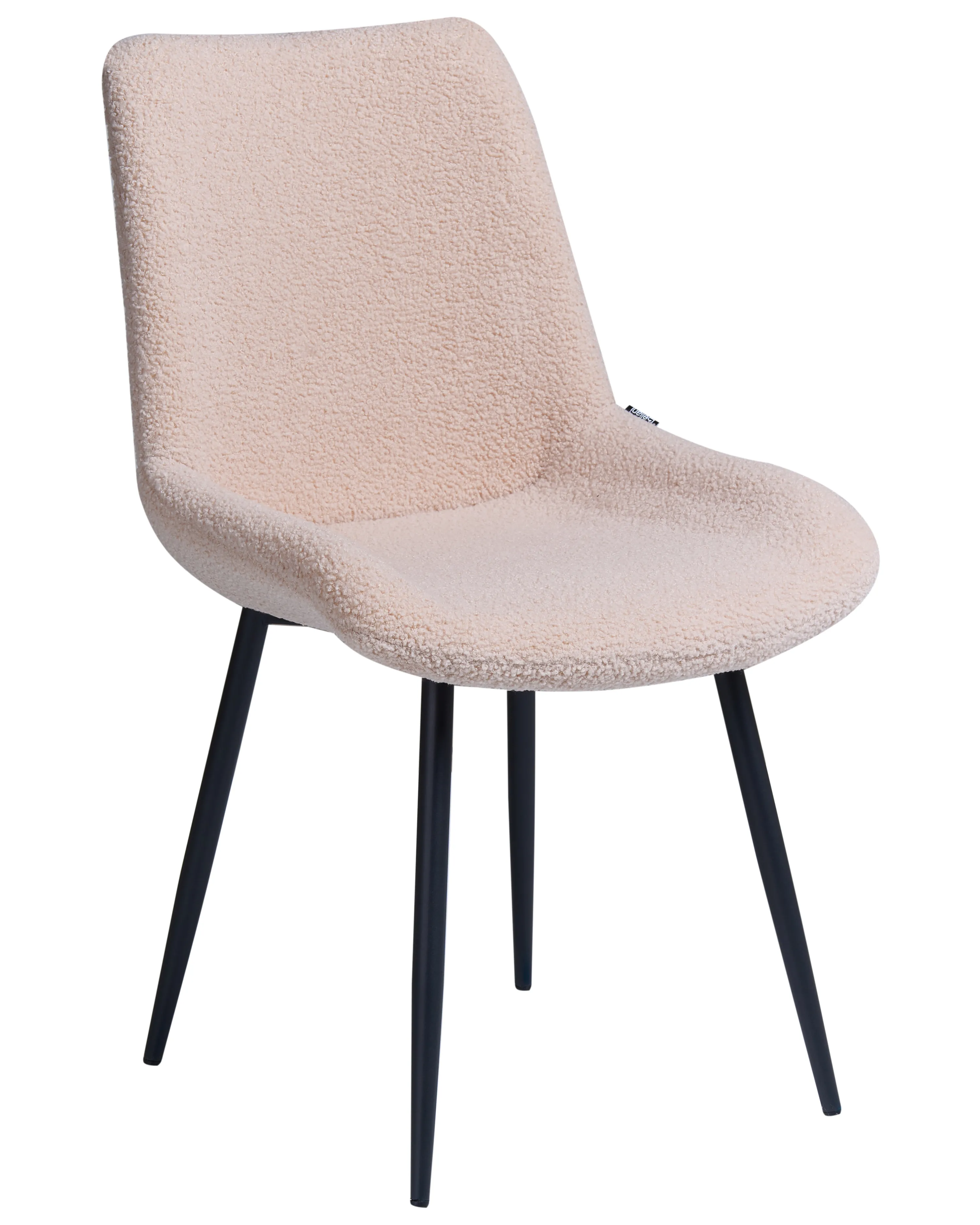 Set van 2 eetkamerstoelen AVILLA Bouclé Beige