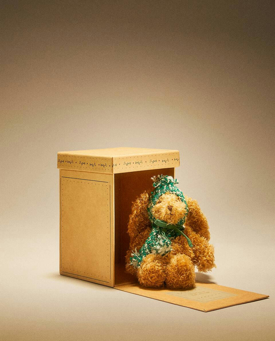 COELHINHO DE PELÚCIA INFANTIL DE NATAL