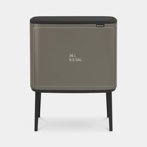 Bo Touch Bin, met 1 binnenemmer, 36 liter - Platinum
