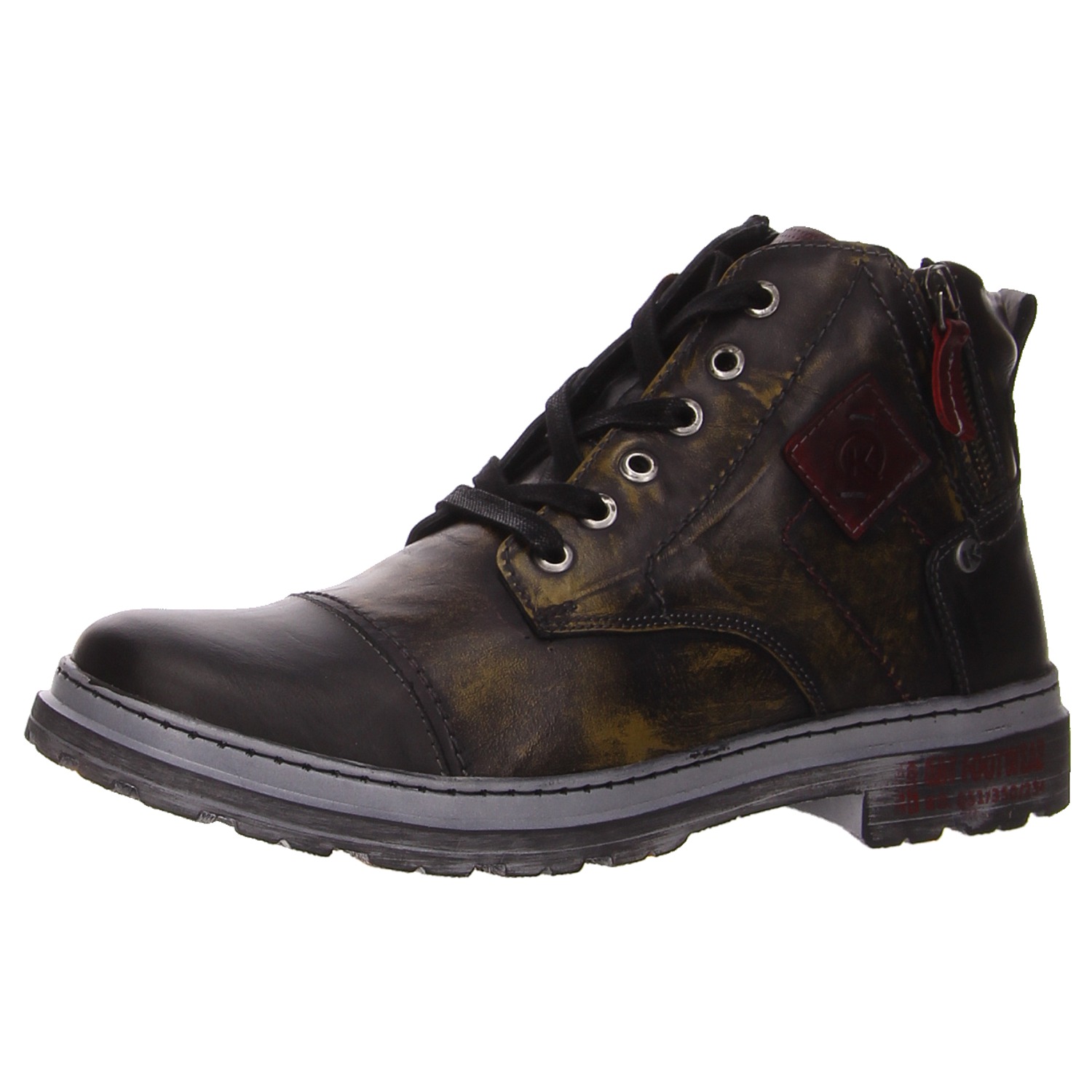 Krisbut Boots schwarz/braun schwarz