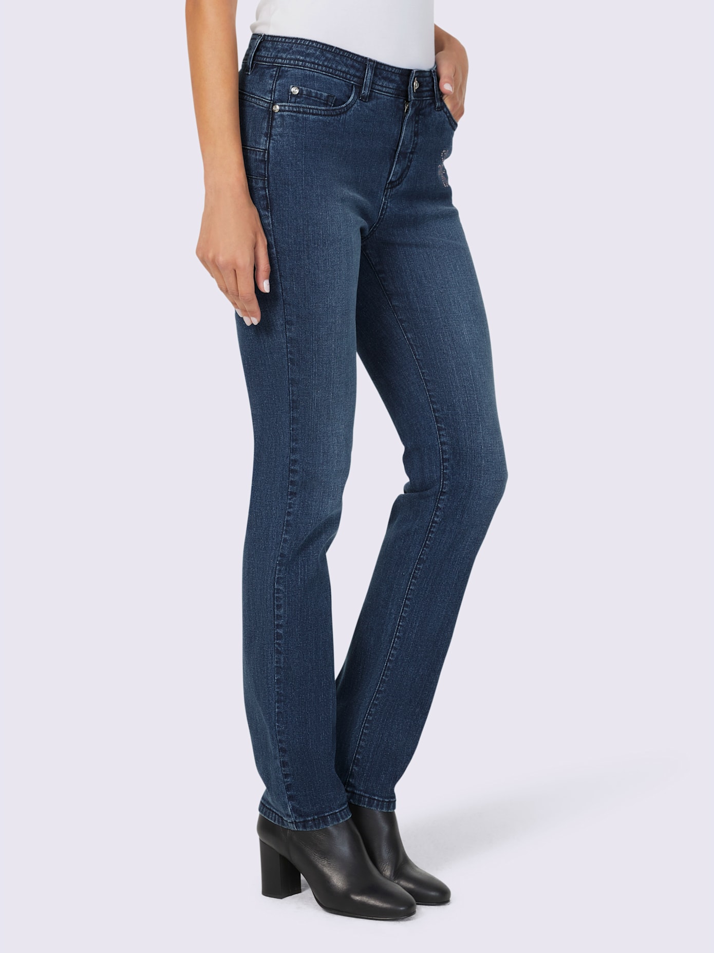 Jean push-up effet « push-up » pour un joli fessier