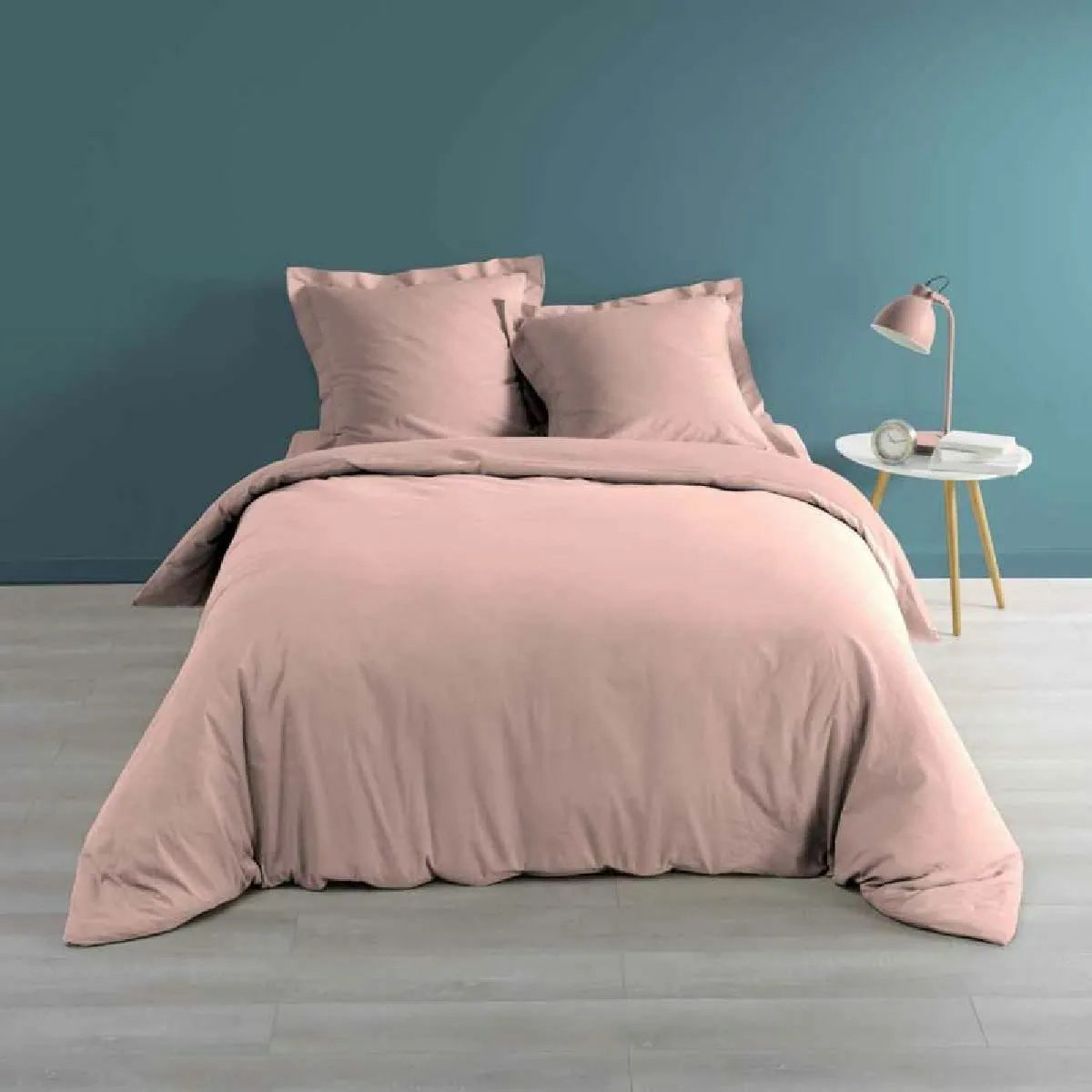 Paris Prix Housse de Couette Percaline - Rose