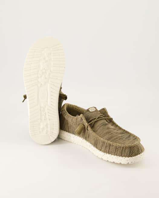 Hey Dude Wally Sox Slipper in Braun