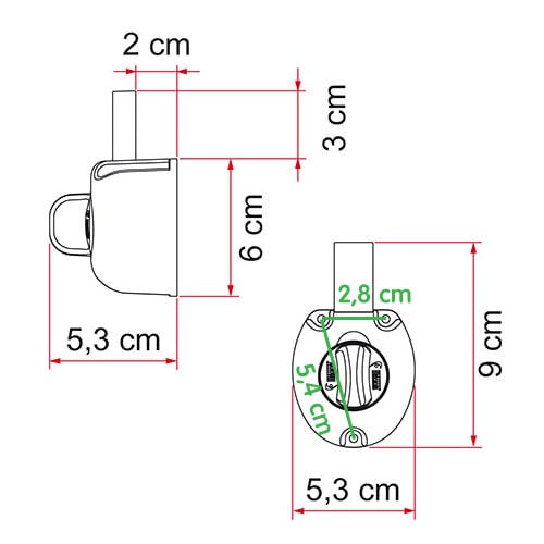 Serrures de sécurité Safe Door Guardian FIAMMA - par 2