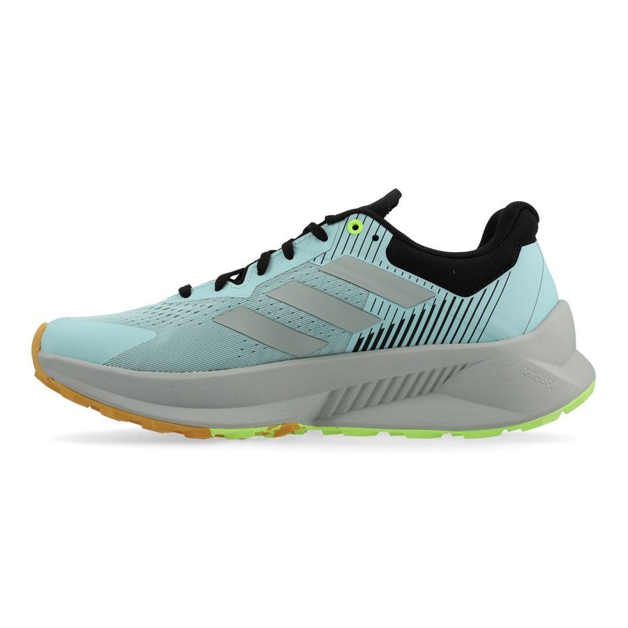 adidas Chaussures de Running Terrex Soulstride Flow - Turquoise/Argenté/Noir/Lucid Lemon