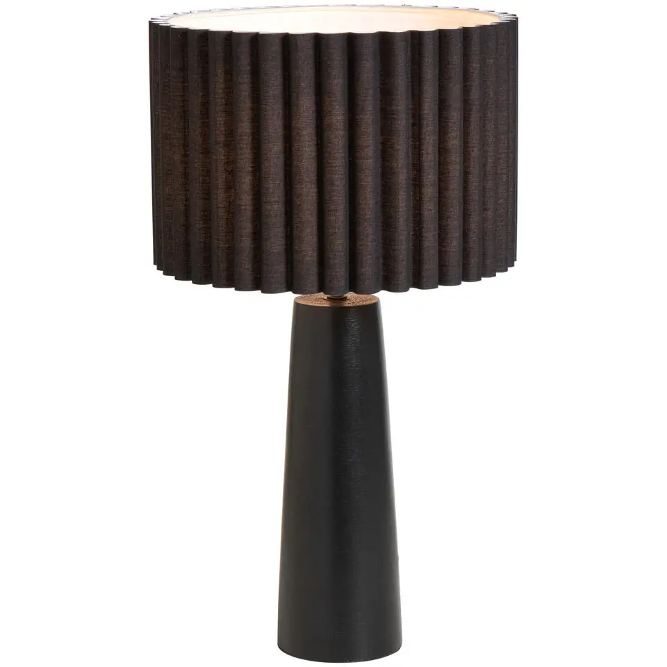 Lampvoet Rowen - zwart - 35x Ø18,5 cm