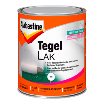 Alabastine tegellak wit 1 l