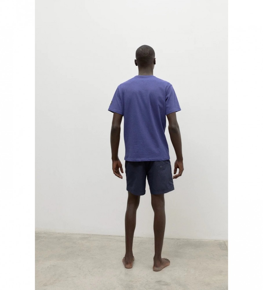 Camiseta ECOALF Minaalf, azul lavanda