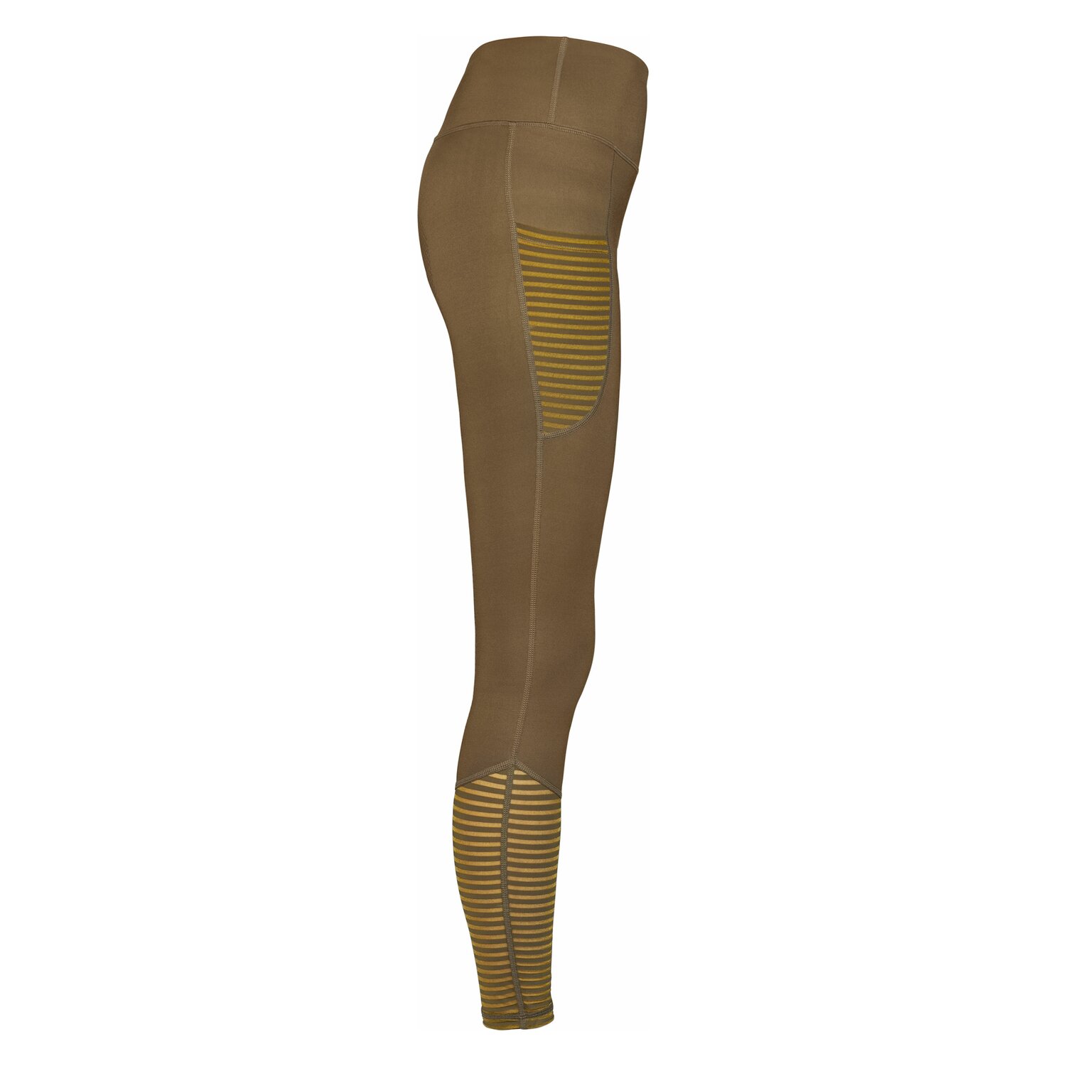 Cheval de Luxe Hochbund-Reitleggings mit Mesh - olive