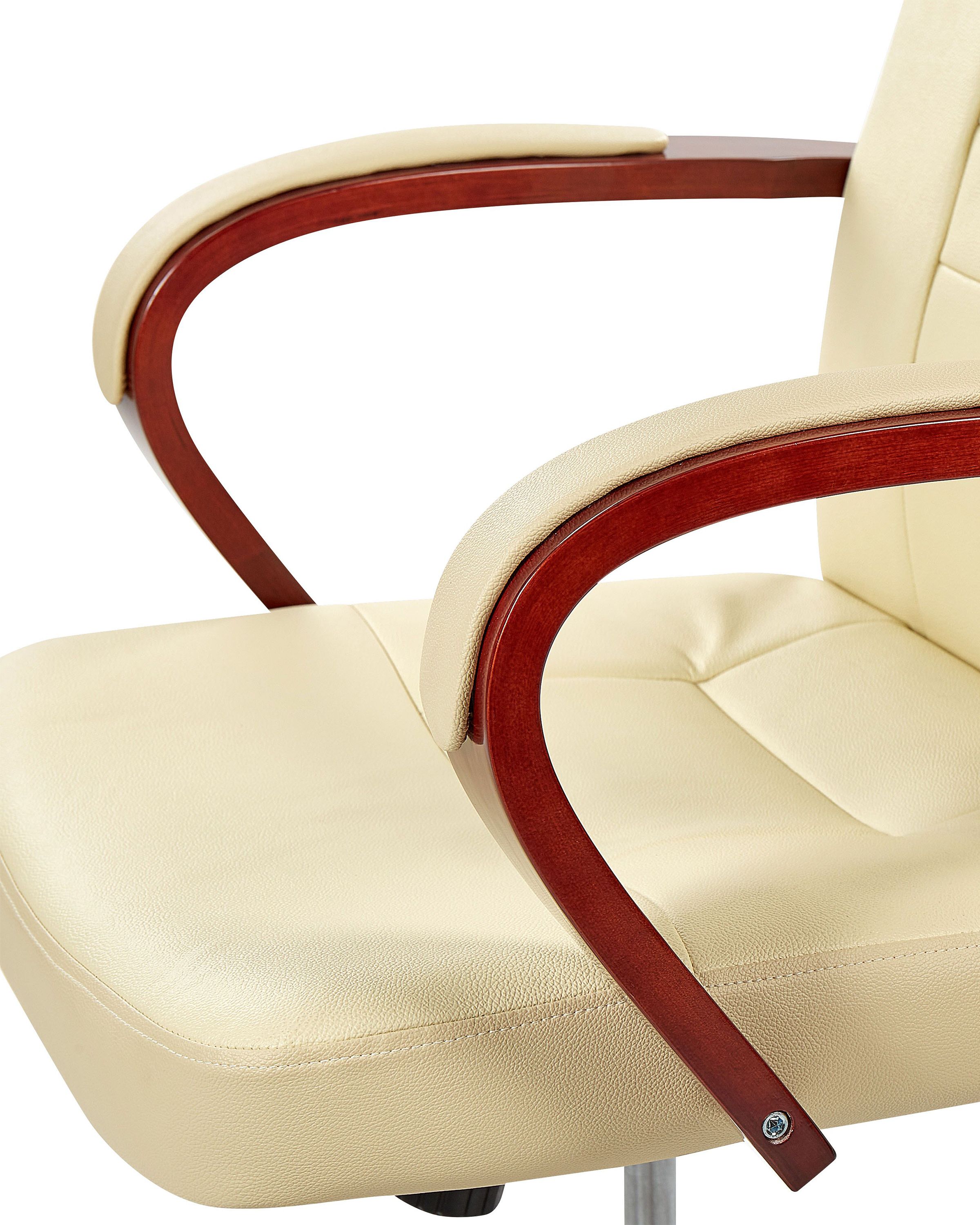 Massagestoel DIAMOND met verwarming Leer Beige