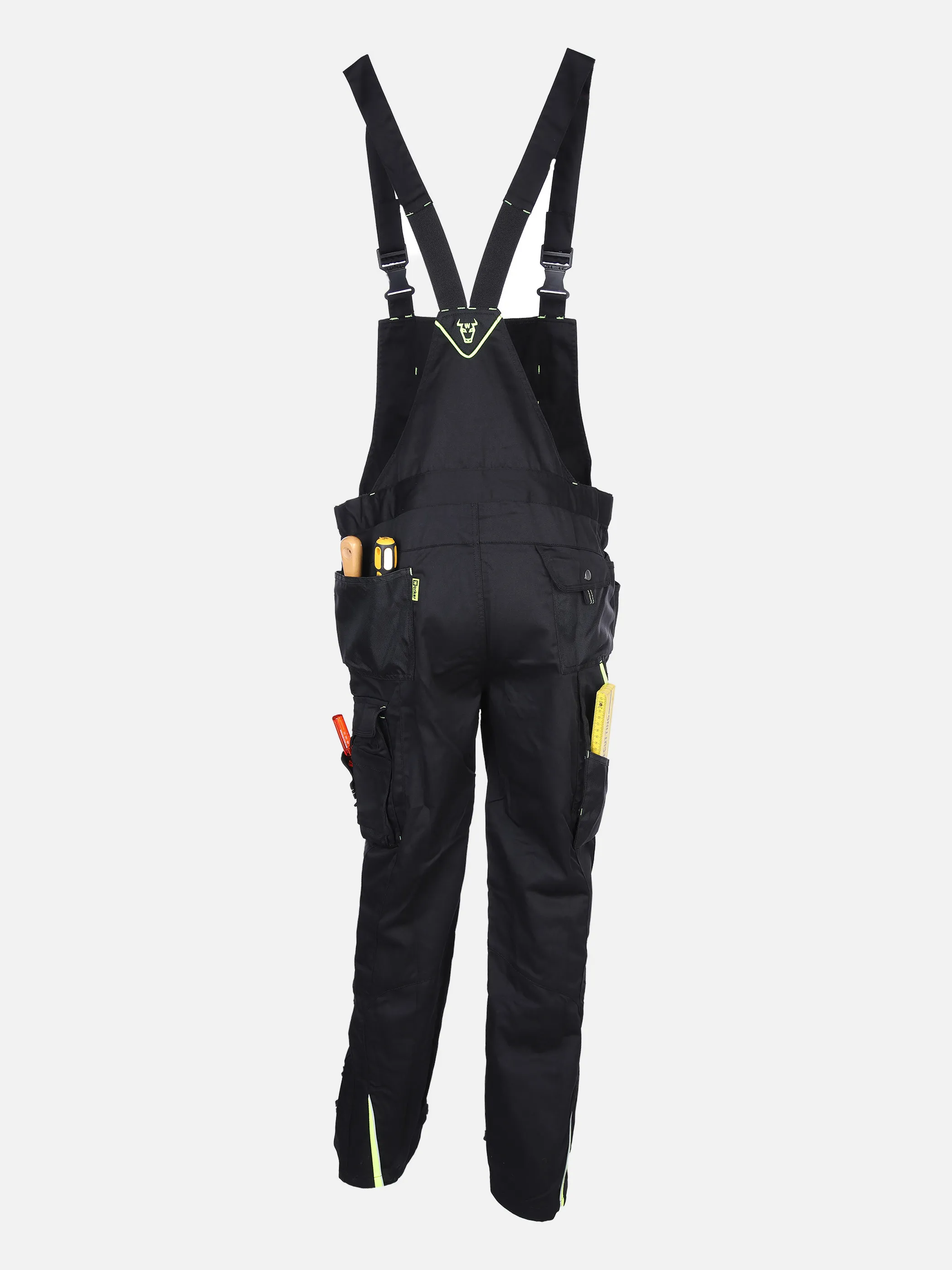 Herren Latz-Arbeitshose mit Neondetails