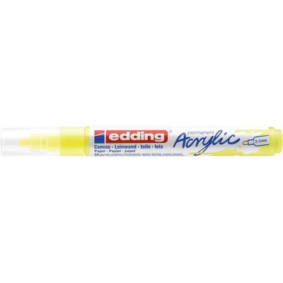 Edding 5100 - Marqueur acrylique - jaune fluo