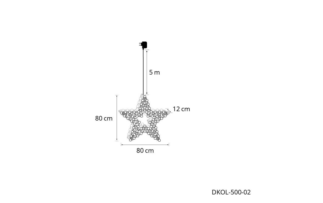 Glamour star, 80 Warmweiss<br>LED Dekoration
