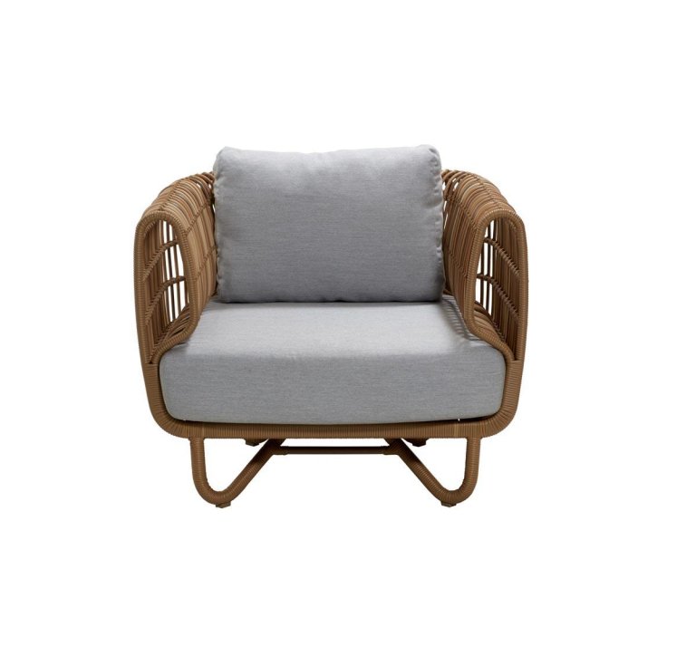 Cane-Line Nest Outdoor lounge fauteuil naturel
