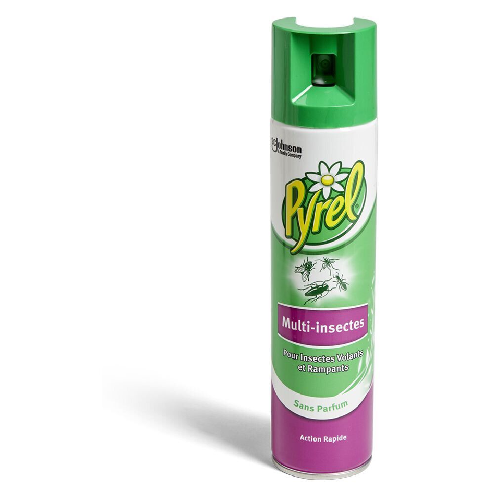Aérosol Pyrel multi-insectes volants et rampants 400ml