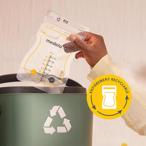 Sachets de conservation lait maternel Easy Pour - Lot de 50 - MEDELA