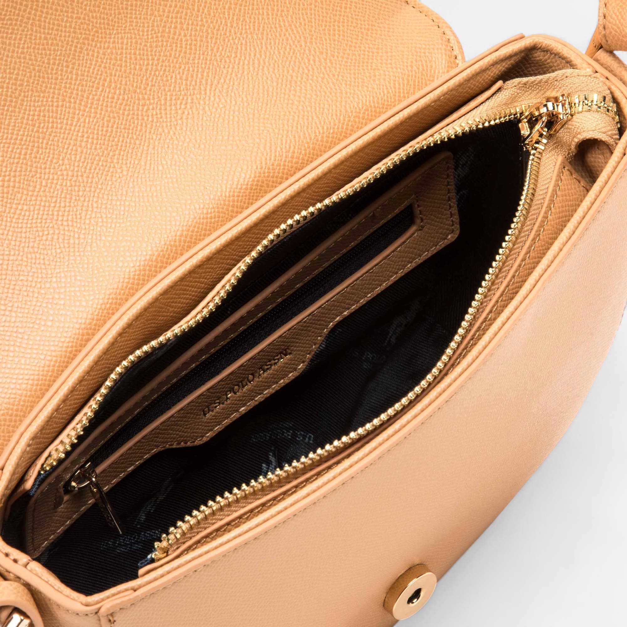 Sac bandoulière camel