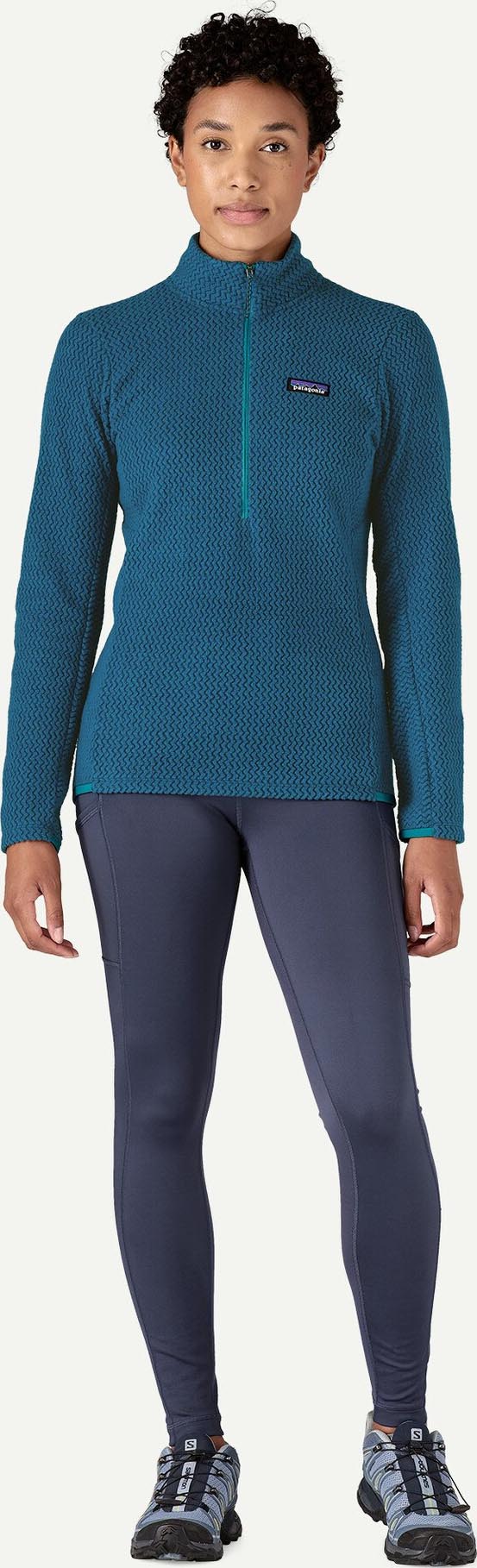 R1 Air Zip Neck Dame Lagom Blue