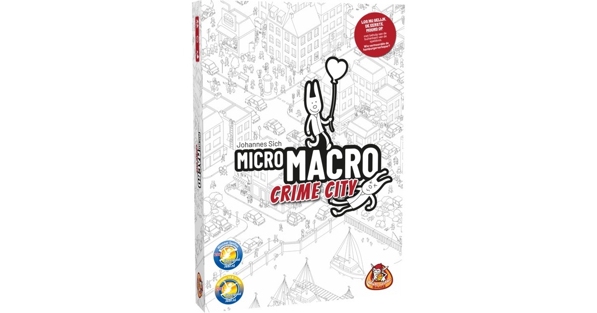 White Goblin GamesMicroMacro: Crime City Bordspel  (Nederlands, 1 - 4 spelers, 15 - 45 minuten, Vanaf 12 jaar)