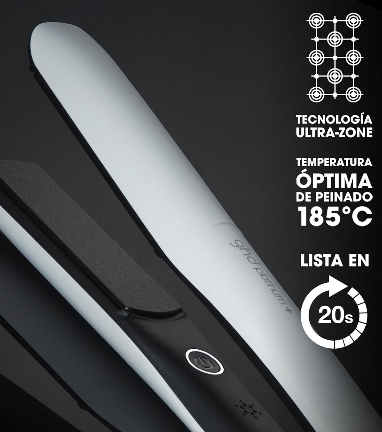 ghd - Alisador de cabelo Platinum+ White Styler
