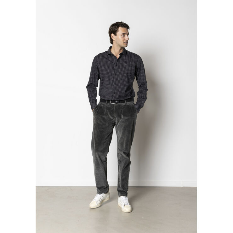 Clean Cut Copenhagen Clean Formal AOP Stretch Shirt LS Col