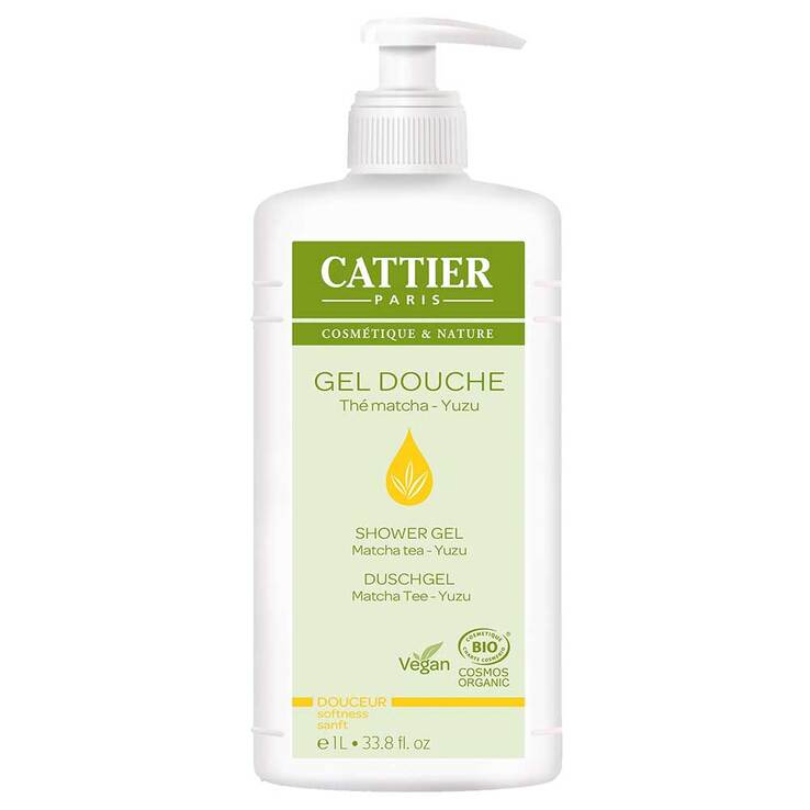 Cattier Duschgel Matcha Tee Yuzu, 1000 ml