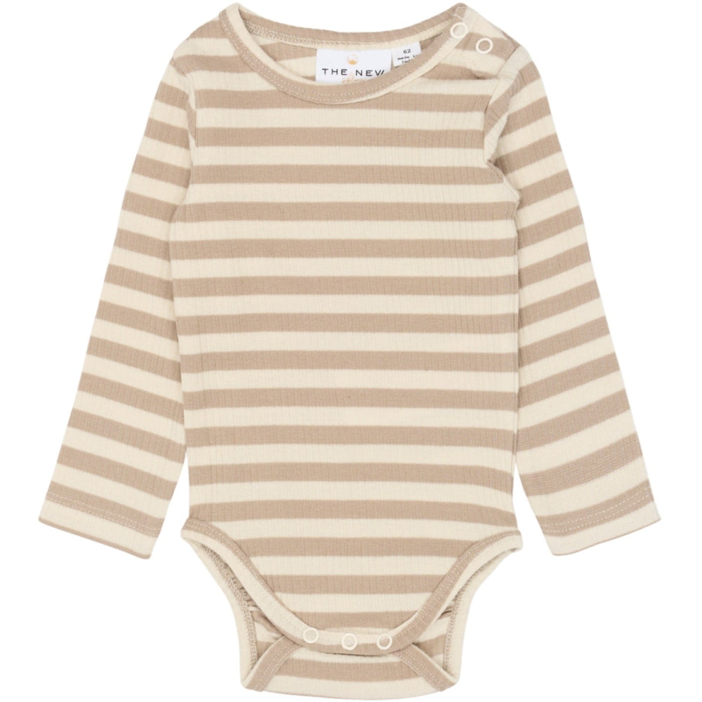Køb THE NEW Siblings Humus Striped Tnsbfro L_S Rib Body