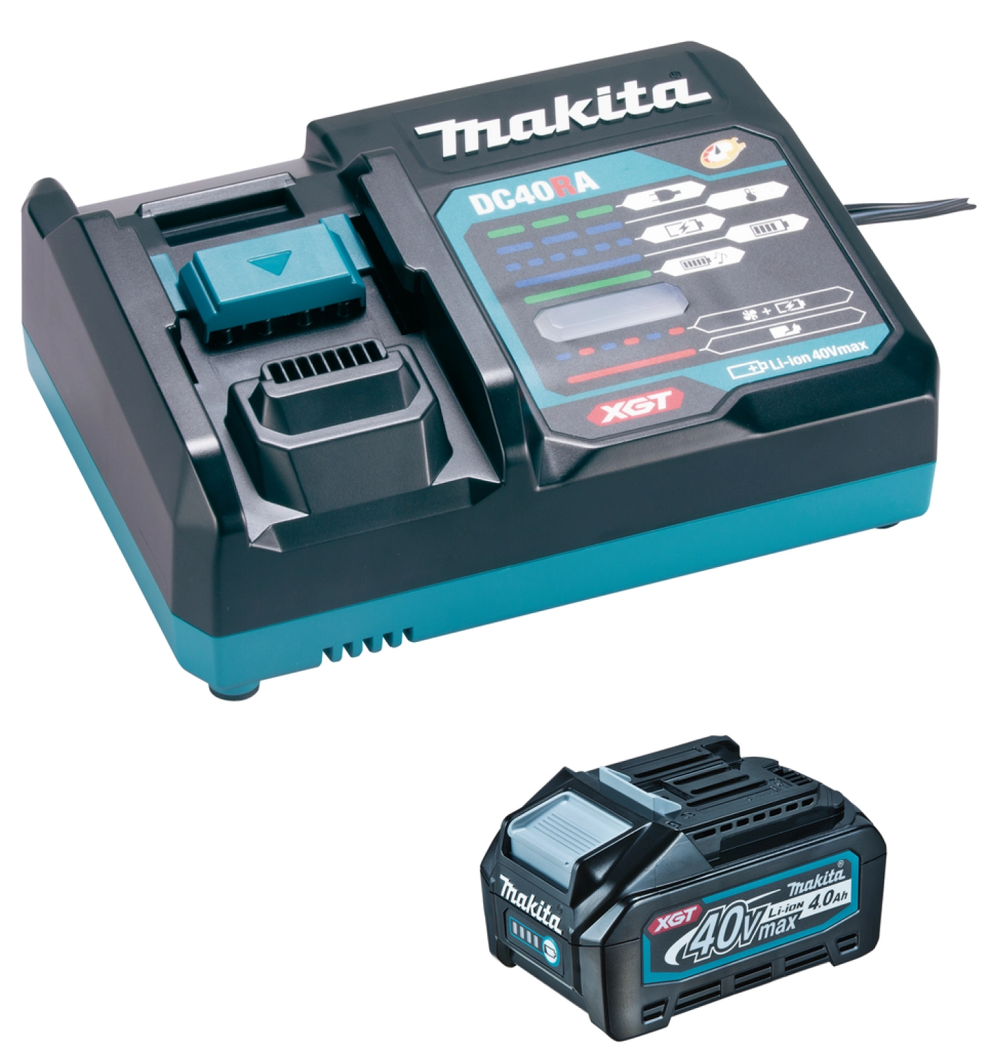 Makita 191J65-4 40V XGT Li-ion accu starterset (1x 4.0Ah)   lader