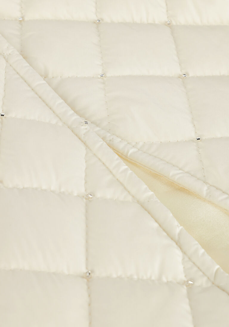 LIKE FLO ecru like flo bodywarmer quilted bodywarmer