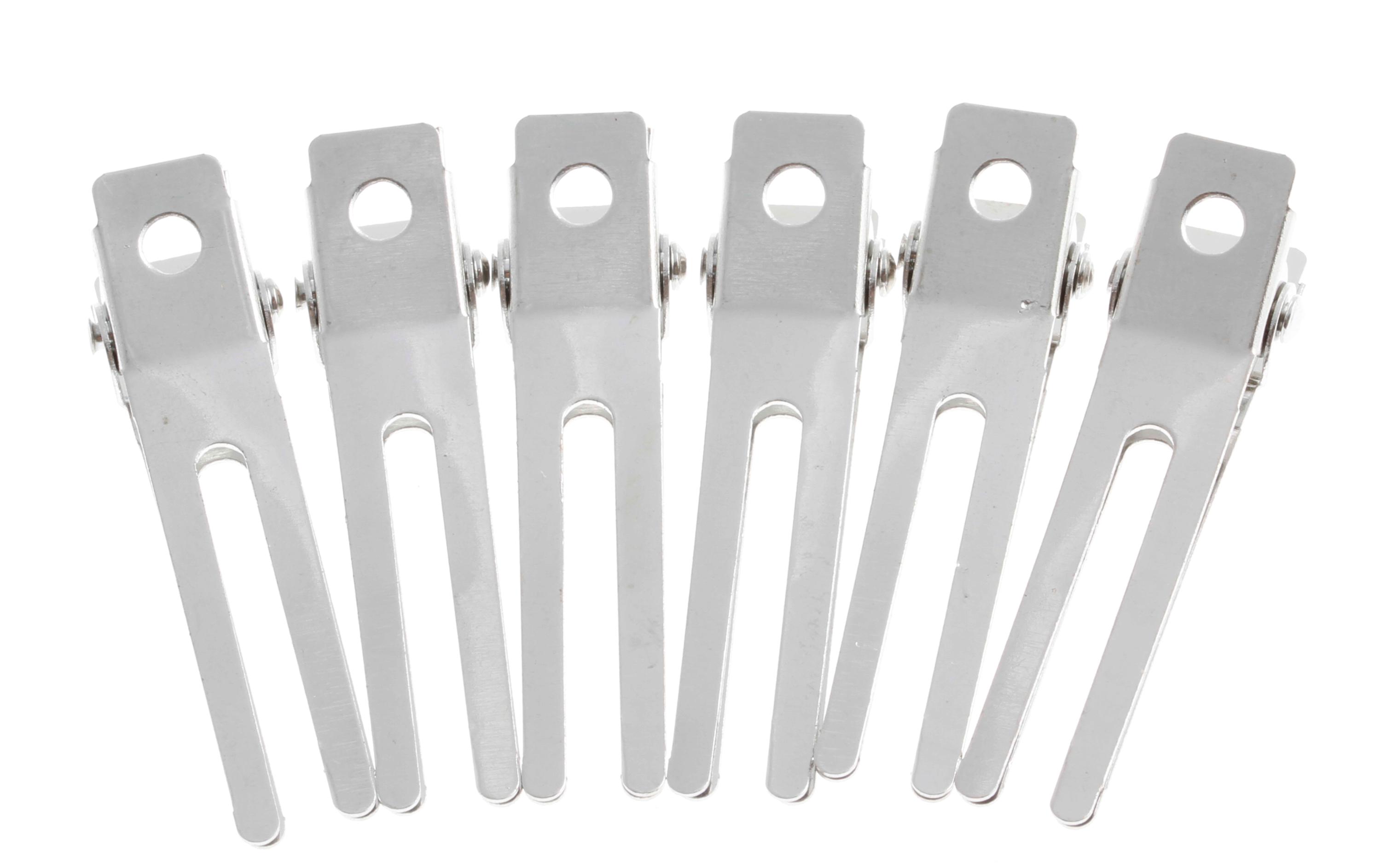 Haarspange Coiffeurclip klein, metall, 4.6 cmPraktisches Clip beim Haarestylen oder Make-up Auftragen