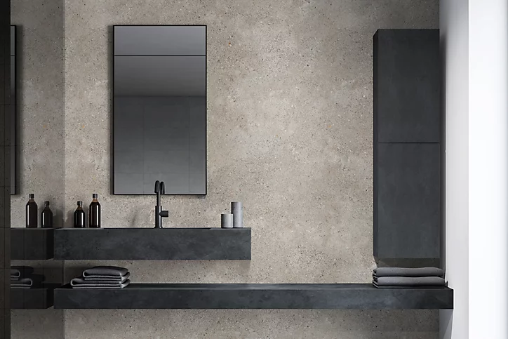 Lambris PVC Grigio gris 37,5 x 260 cm