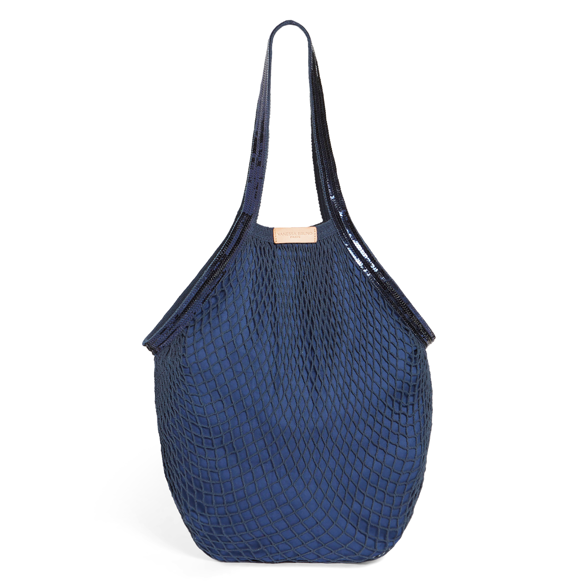 Sac filet en coton bio | Bleu