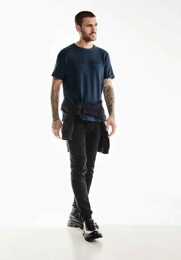 Heavy Jersey T-Shirt - dark dust blue