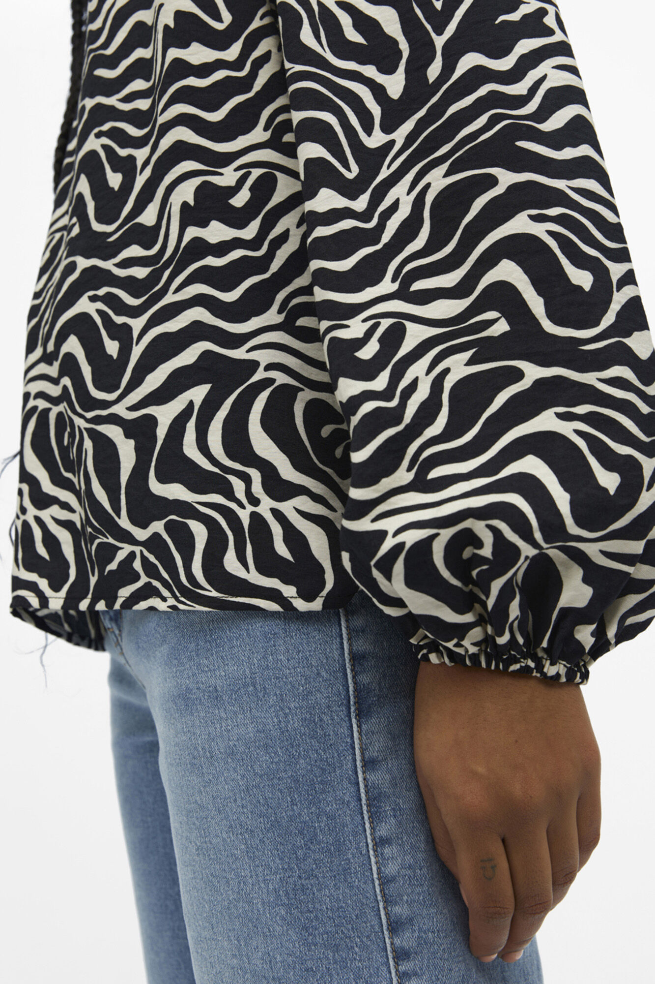 Blusa Balão Ecovero - Preto