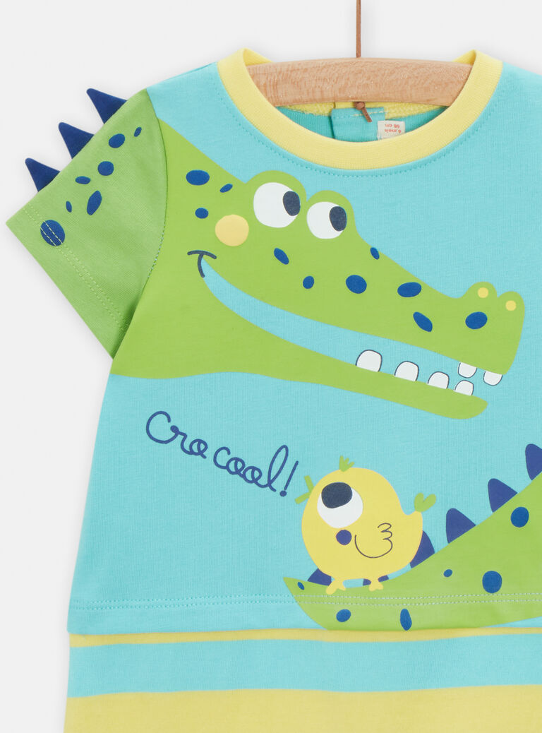 Grenouillère animation crocodile pour bébé garçon