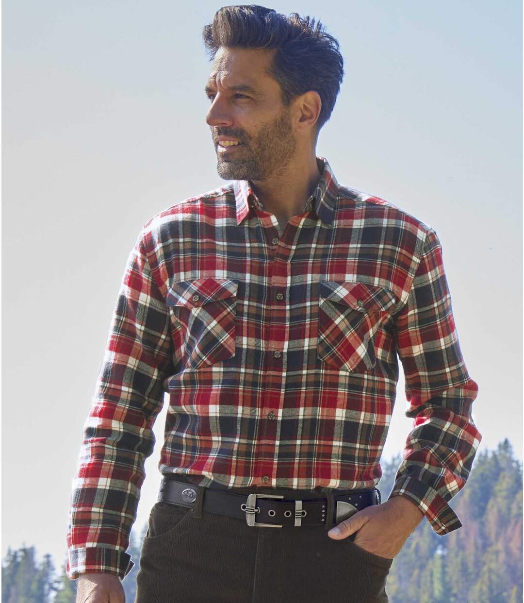 Chemise Flanelle à Carreaux Authentique