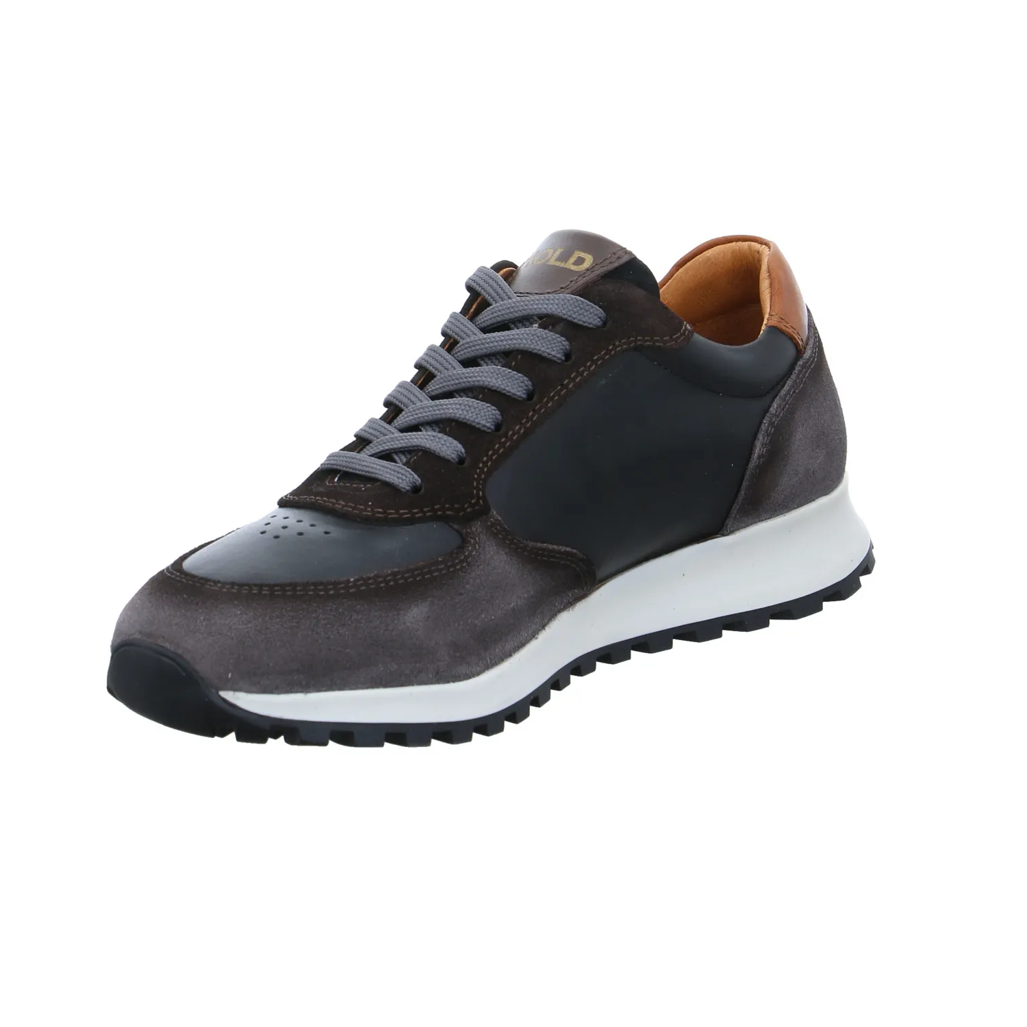 HOLD Halbschuhe Sneaker Schwarz Leder